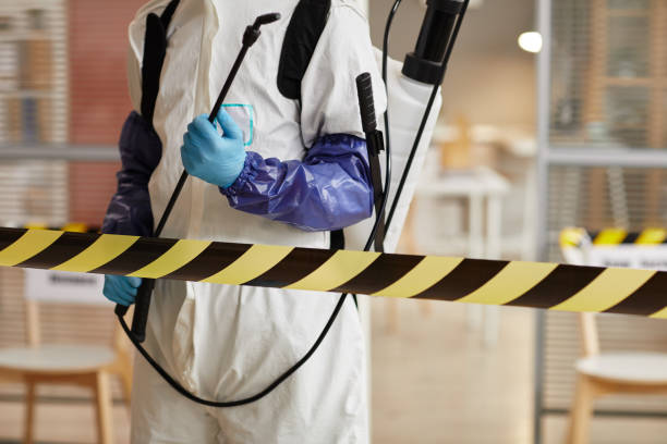 Professional Biohazard Cleanup technician working in Northwood, NH